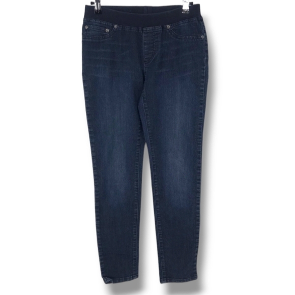 Chico’s Platinum Pull On Skinny Jegging Size 2 - Picture 1 of 6